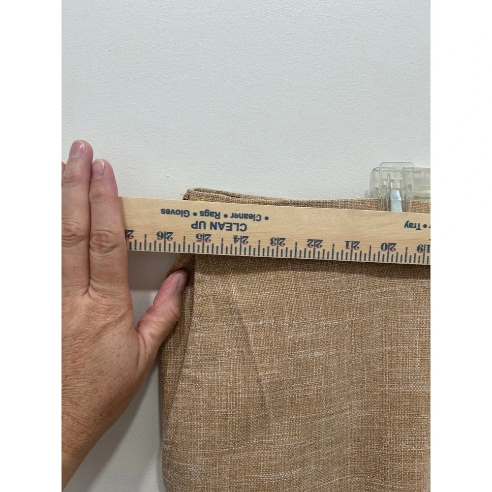 Paisley & Gray Mens‎ Tan Brown Textured Flat Front Dress Pants W48 L32 Stretch
